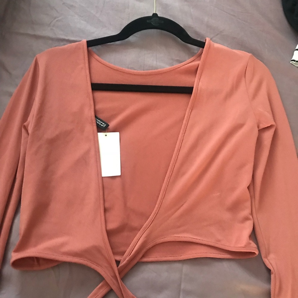 Front Tie Crop Top
